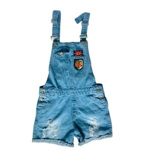 ❤️‍🔥 (5/20)Denim Overall with UnionJack Flag and Stade Toulousain RugbyTeamLogo